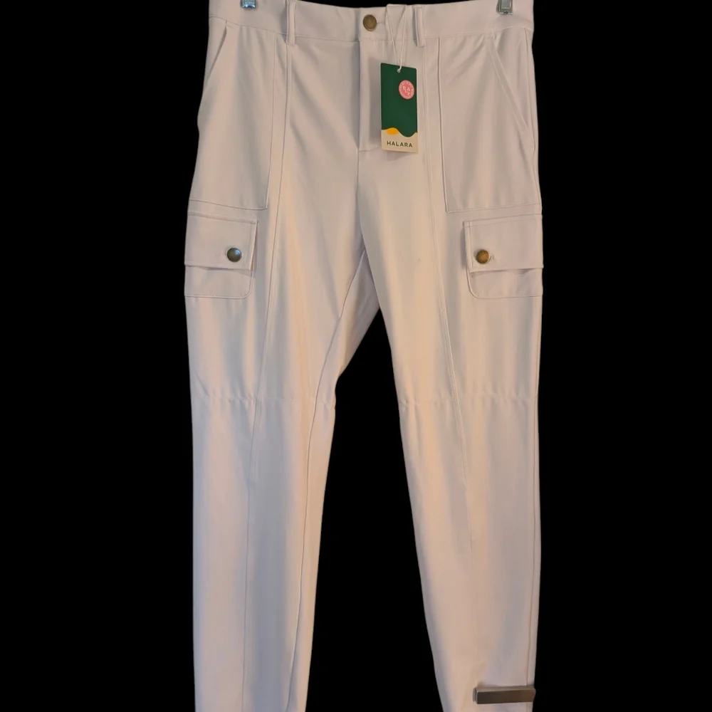 Current Product On Website!!!NWT Women's Halara White Cargo Pants - Picture 9 of 9
